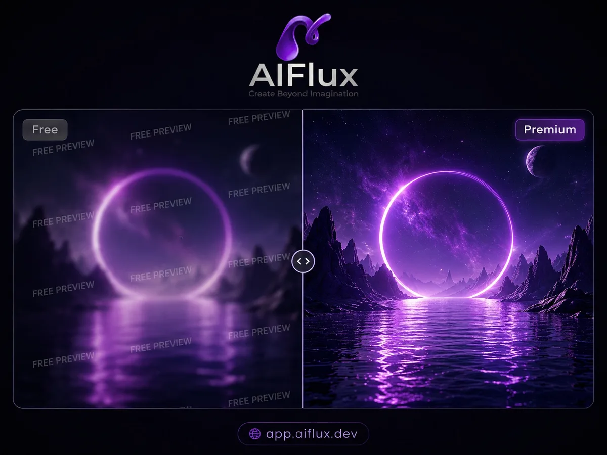 Free vs paid AI generation quality — the visible difference in output fidelity